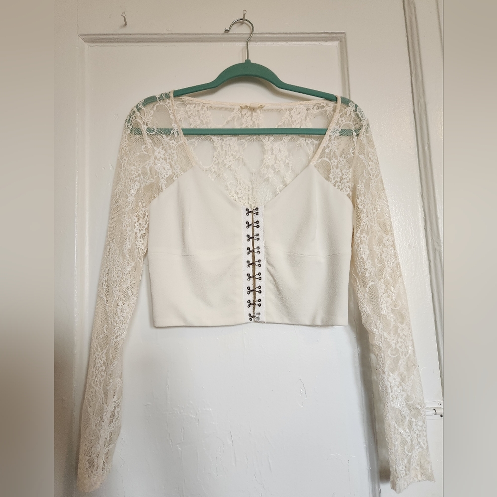Silence & Noise Lace Top